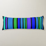 Coussins Longs Funny Stripes coloré IV   votre couleur arrière -<br><div class="desc">Arrière - plan Stripes Motif couleur par EDDA Fröhlich / EDDArt | Basic : uni ou coloré Formes pour les amoureux des couleurs | Vous manquez d'autres couleurs ou produits avec ce design ? N'hésitez pas à me contacter : contact@eddart.de ou à jeter un oeil ici : www.zazzle.com/eddartshop*</div>