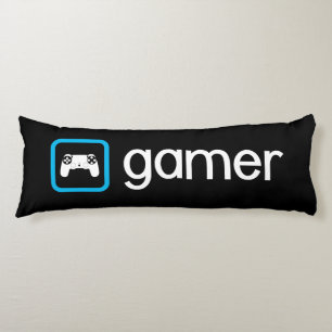 Coussins Longs Gamer (bleu)