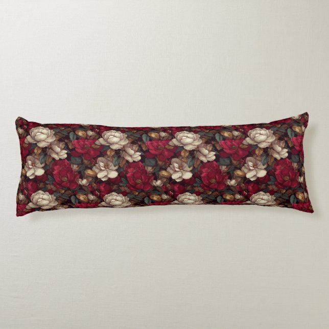 Coussins Longs Gardenias Nature Diy Décor Mémoire Classique en Mo (Dos)