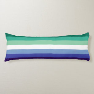 Coussins Longs Gay Men's Pride, Striped Print, LGBTQ FIDE
