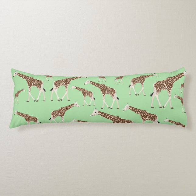 Coussins Longs Giraffe Jungle Safari animal (Devant)
