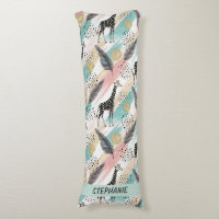 Giraffe Whimsical Polka Dot Motif - Pastel