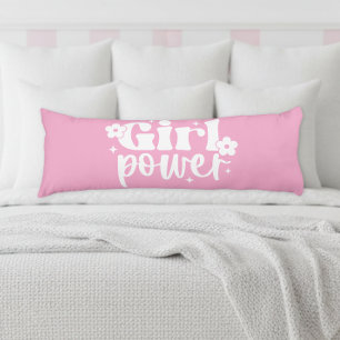 Coussins Longs Girl Power Rose