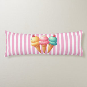 Coussins Longs Glace colorée
