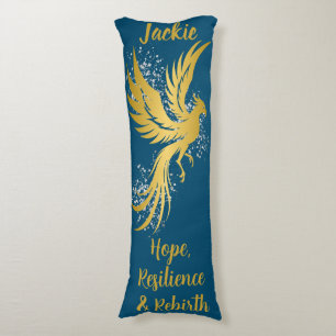 Coussins Longs Glam Gold Phoenix Silver Parties scintillant Monog