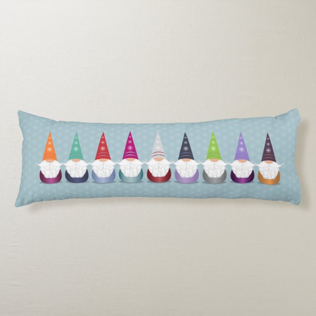 Coussins Longs Gnome pour les Holidays (Devant)