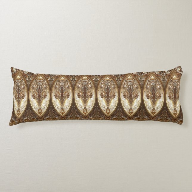 Coussins Longs Golden Ornate Body Pillow (Devant)