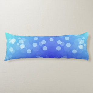 Coussins Longs Grand oreiller avec un design à dégradé bleu