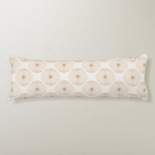 Coussins Longs Gras Minimaliste Poppy Texté Floral Rose