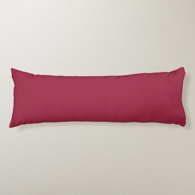 Coussins Longs Grosse trempette o’ruby (couleur solide) (Devant)