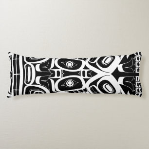 Coussins Longs Haida Eagle Thunderbird (Nord-Ouest de la Colombie