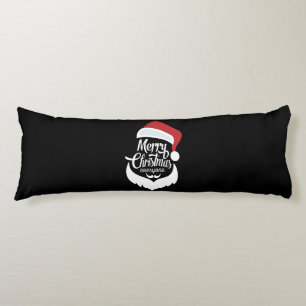 Coussins Longs Happy Christmas Santa Claus Say Merry Christmas