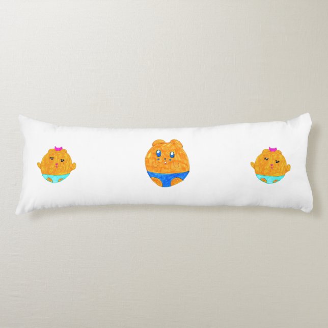 Coussins Longs haricots pour bébés (Devant)