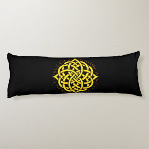 Coussins Longs Harmonie Infinie : Art du symbole celtique mandala