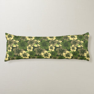 Coussins Longs Hibiscus Hawaiian Floral Aloha Chemise Imprimer