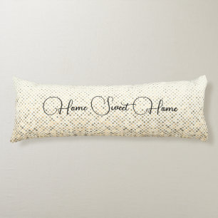 Coussins Longs Home Sweet Home Or Ombre Speckled