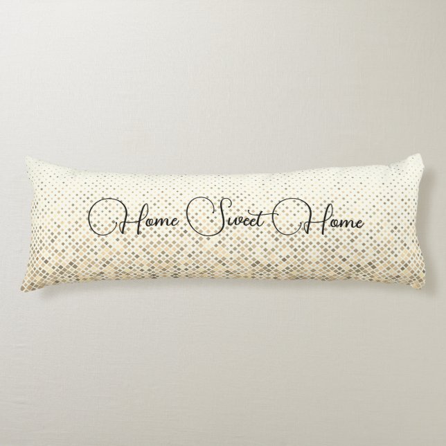Coussins Longs Home Sweet Home Or Ombre Speckled (Devant)