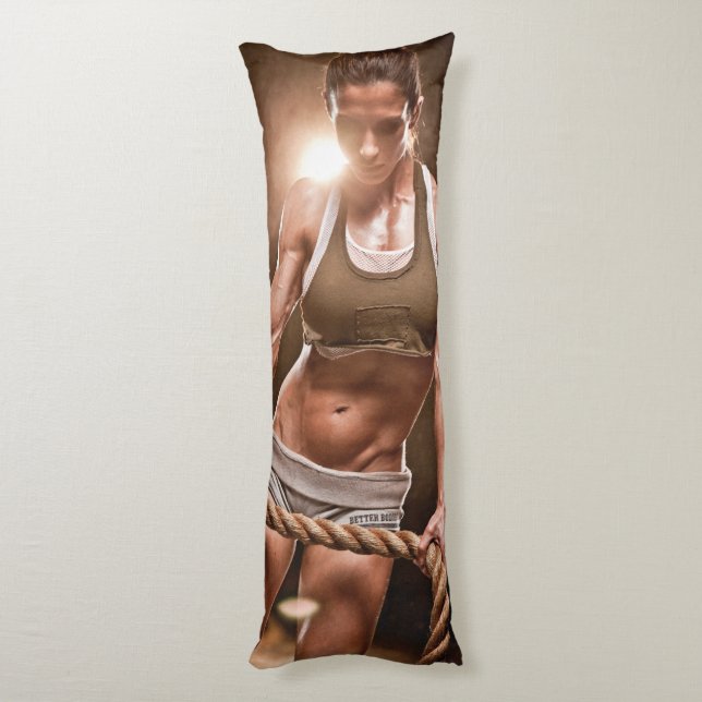 Coussins Longs Hot Fitness Girl (Dos (Vertical))