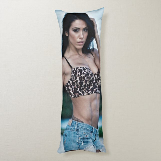 Coussins Longs Hot Fitness Girl (Dos (Vertical))