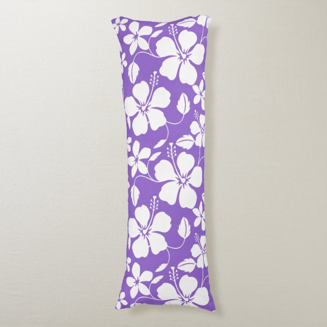 COUSSINS LONGS HULA HAWAIEN (HIBISCUS) LILAS CLAIR (Devant (Vertical))