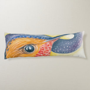 Coussins Longs Hummingbird Stars Galaxy Aquarelle