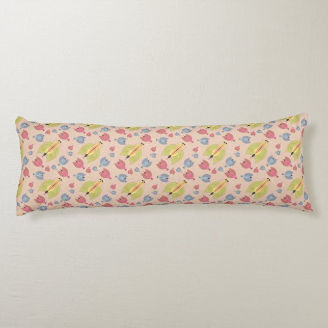 Coussins Longs Illustration de papillon de nuit petit motif (Dos)