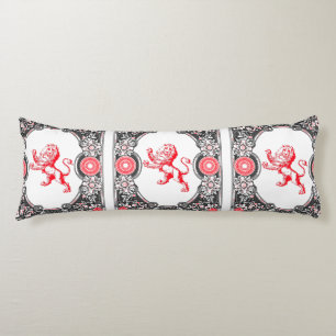 Coussins Longs Imaginaire Heraldry Lion Frame sur