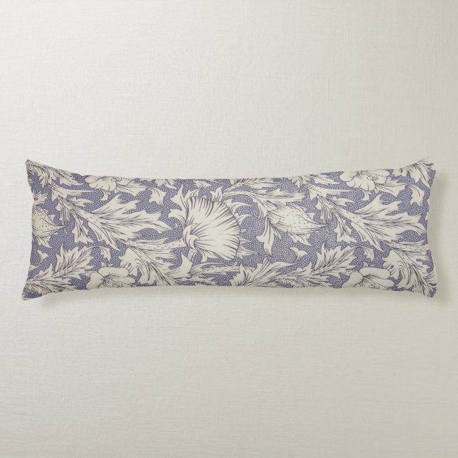 Coussins Longs Impression de papier peint Horn Poppy de William M (Devant)
