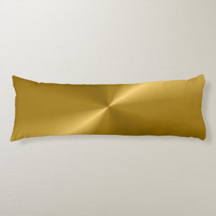 Coussins Longs Imprimante moderne Gold Look