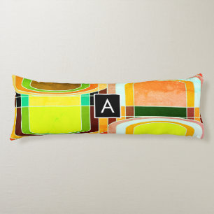 Coussins Longs Inspiré de funky rétro coloré