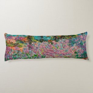 Coussins Longs Iris Jardin Monet Giverny fleurs