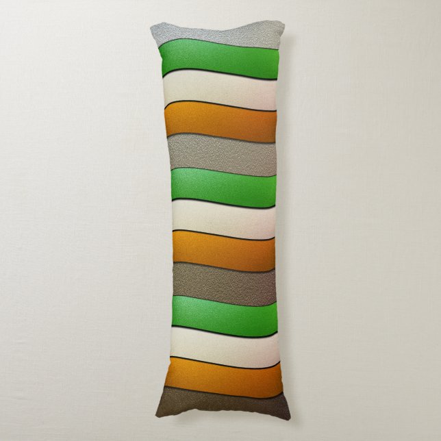 Coussins Longs Irlande Drapeau couleurs-Chrome par Shirley Taylor (Devant (Vertical))
