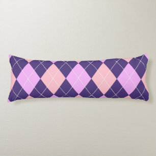 Coussins Longs Jacquard géométrique Motif Y2K bleu violet