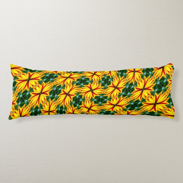 Coussins Longs J'Aime Les Fleurs Uniques (Devant)