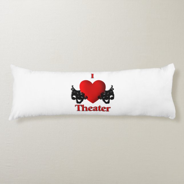 Coussins Longs Je suis amoureux du théâtre (Devant)