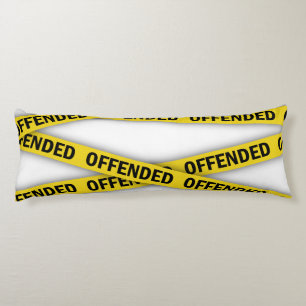 Coussins Longs Je suis offensé que la police ne croise pas