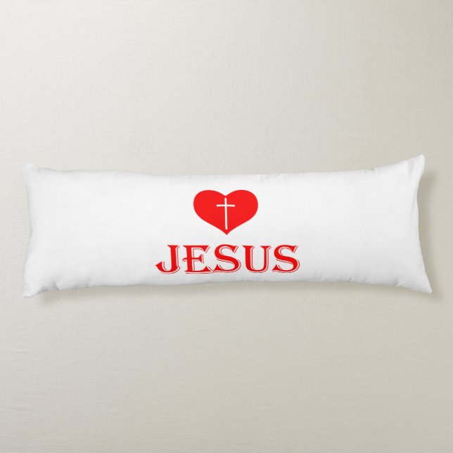 Coussins Longs Jésus aimant (Dos)