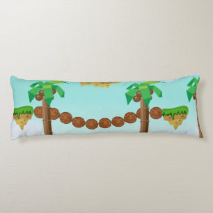 Coussins Longs Jeu Vidéo vintage Palm Trees.
