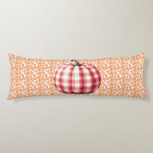 Coussins Longs Joli bonjour chute plaid citrouille