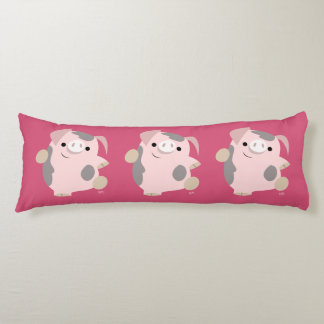 Coussins Longs Joli Dessin Dansant Oreiller Corps De Cochon