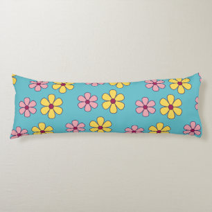 Coussins Longs Joli motif de grandes fleurs