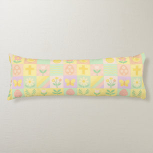 Coussins Longs Joli motif de Pâques/printemps