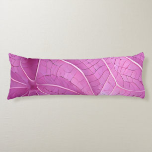 Coussins Longs Joli Motif Feuille rose