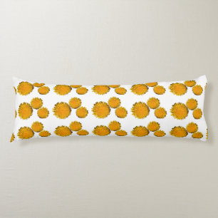 Coussins Longs jolies fleurs sauvages jaunes photo d'art pissenli