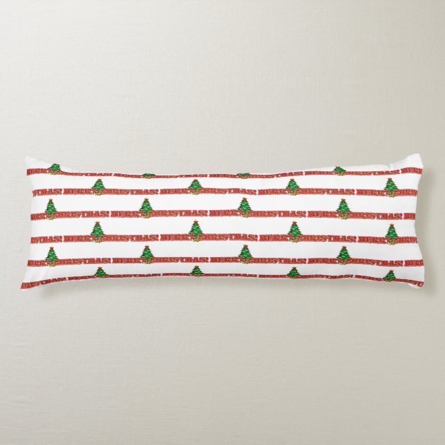 Coussins Longs Joyeux Décor de Noël (Devant)