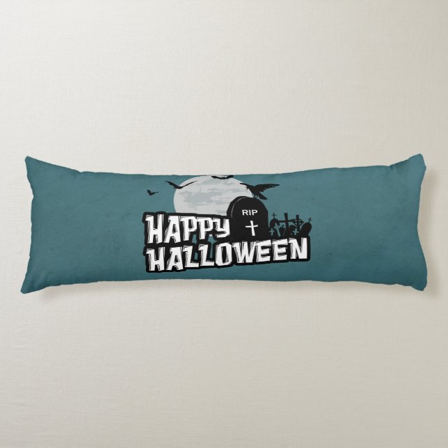 Coussins Longs Joyeux Halloween (Devant)