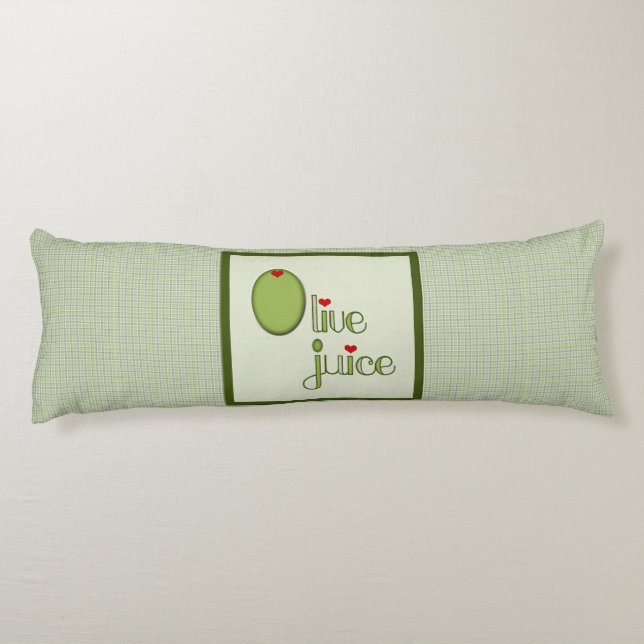 Coussins Longs Jus olive (Dos)