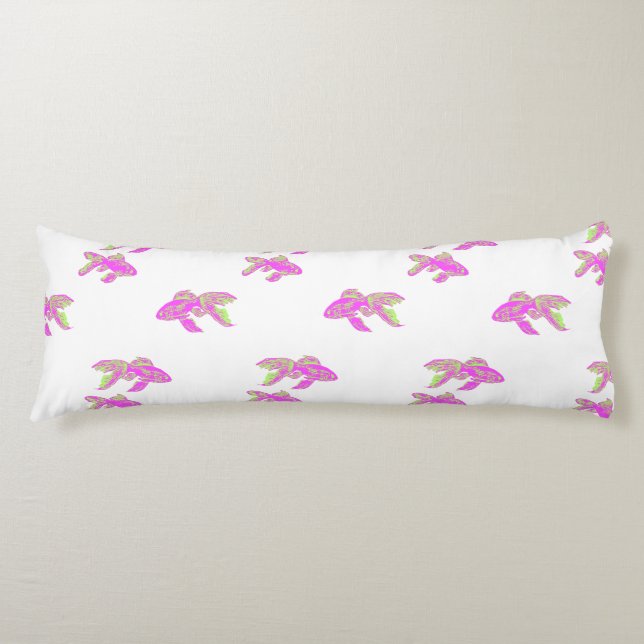 Coussins Longs Kingyo Pink (Devant)