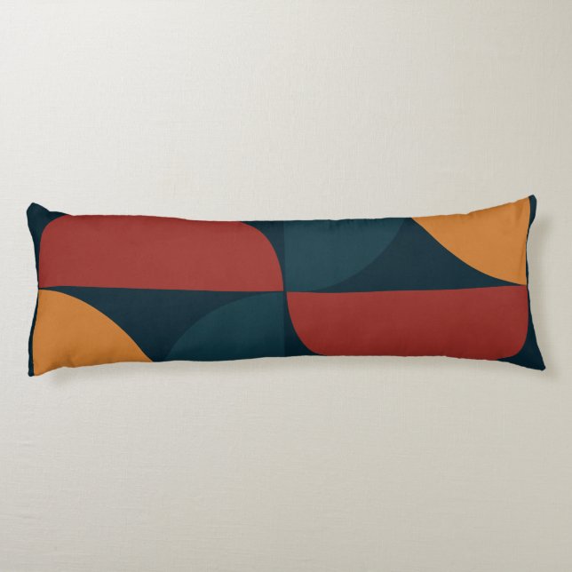 Coussins Longs La luciole de cuivre moderne du milieu du siècle (Dos)