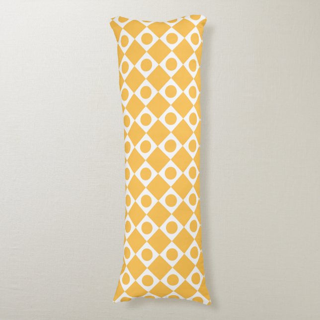 Coussins Longs La moutarde de Momd Retro 60's (Devant (Vertical))